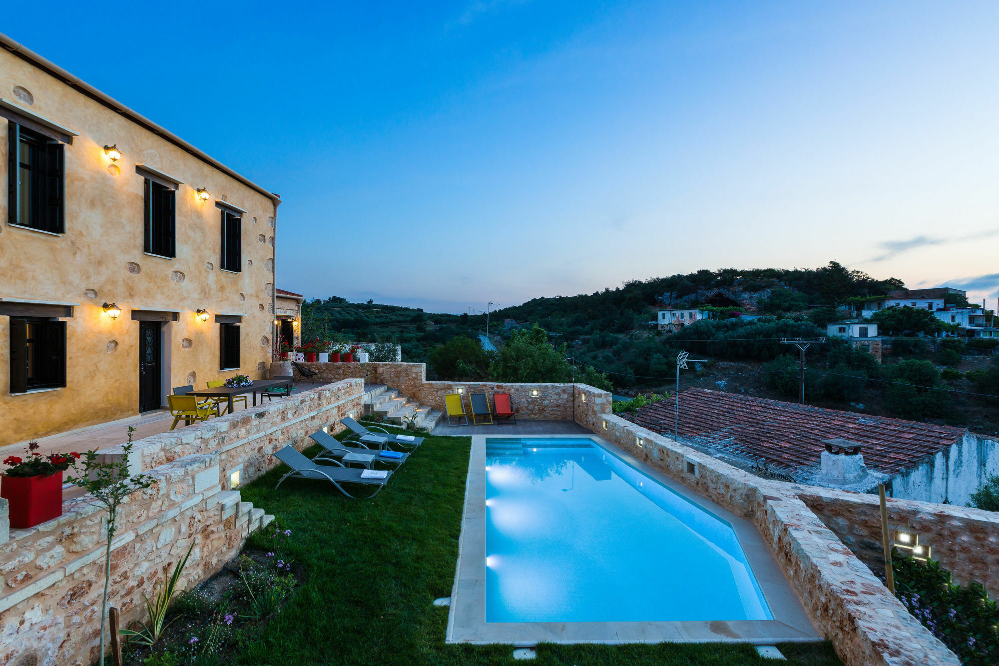 Erondas Cretan Country Villas Achlades Экстерьер фото